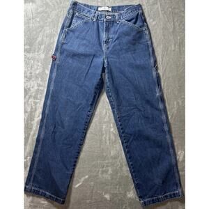 Tommy Hilfiger Womens Sz 8 Jeans Carpenter Utility Workwear Streetwear Denim
